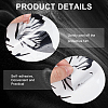 4Pcs 2 Colors PVC Cartoon Self Adhesive Car Stickers STIC-GF0001-34-6