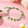 Glass and Braided Nylon Thread Beaded Bracelets BJEW-JB11509-1