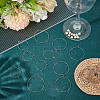 32Pcs 2 Sizes 2 Colors 316 Surgical Stainless Steel Wine Glass Charms Rings STAS-LP0001-08-3