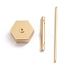 Aluminum Alloy T- Shape Earring Display Stand EDIS-WH0005-07G-A-2