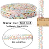 5 Yards Flower Polyester Lace Ribbon OCOR-GF0004-95C-2