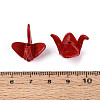 Rack Plating Spray Painted Alloy Beads PALLOY-T091-31E-3