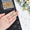 80Pcs 304 Stainless Steel Leverback Earring Findings STAS-BBC0004-10G-3