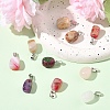 10Pcs Natural & Synthetic Mixed Gemstone Pendants G-YW0002-25-5