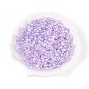 Transparent Spray Painted Glass Beads LS-EGLA-N018-4mm-02-1