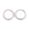 Non-Tarnish Round Ring 304 Stainless Steel Hoop Earrings for Women EJEW-G388-02C-P-1