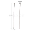 Jewelry Tools and Equipment Decorative Stainless Steel Flat Head Pins X-STAS-E023-0.6x30mm-5