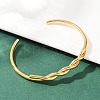 304 Stainless Steel Cuff Bangles for Women BJEW-F497-01G-4
