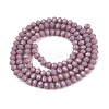 Opaque Solid Color Imitation Jade Glass Beads Strands LS-EGLA-A044-P3mm-D13-2