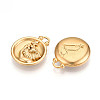 304 Stainless Steel Pendants STAS-N109-148G-05-2
