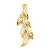 Brass Micro Pave Clear Cubic Zirconia Pendants KK-U015-13G-1-1