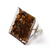 Resin Orgonite Pyramid Home Display Decorations G-PW0004-56A-09-3