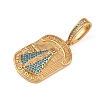 304 Stainless Steel with Rhinestone Pendants LS-STAS-Z171-25G-02-2