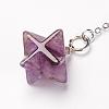 Chakra Natural Amethyst Dowsing Pendulums G-F516-01I-3