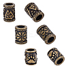 6Pcs 3 Styles 304 Stainless Steel European Beads STAS-UN0044-65-1