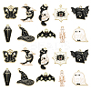20Pcs 10 Styles Alloy Enamel Pendants ENAM-CJ0004-33-1