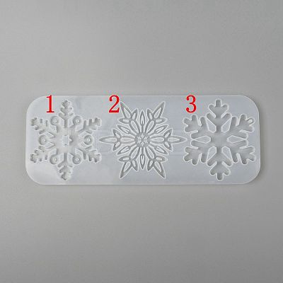 Christmas DIY Snowflake Silicone Pendant Molds LS-DIY-P006-31-1
