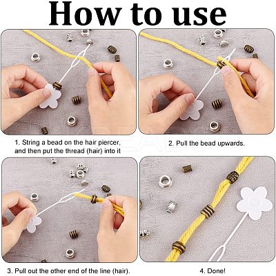 120Pcs 10 Style Tibetan Style Alloy Beads FIND-NB0002-85-1