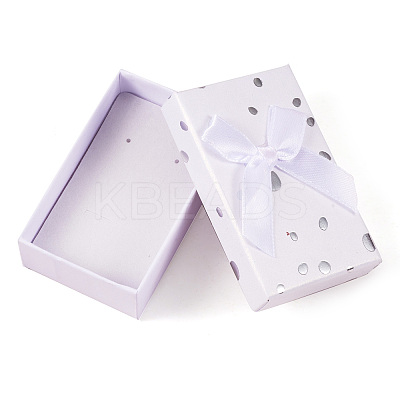 Polka Dot Pattern Cardboard Jewelry Packaging Boxes LS-CON-TAC0011-04B-03-1