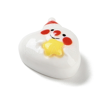 Christmas Theme Opaque Resin Decoden Cabochons LS-RESI-F053-C02-1