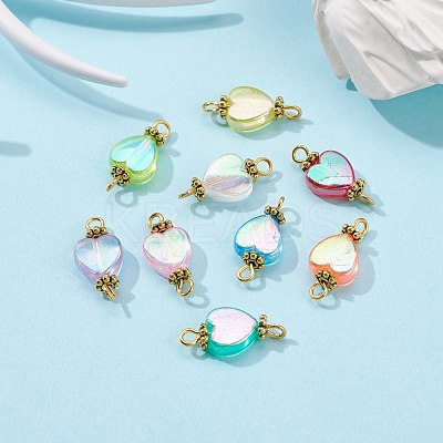 Eco-Friendly Transparent Acrylic Links Connectors PALLOY-JF00750-02-1