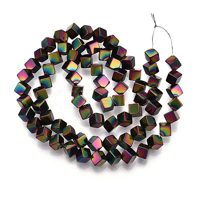 Electroplated Synthetic Non-magnetic Hematite Beads Strands G-T139-62G-1