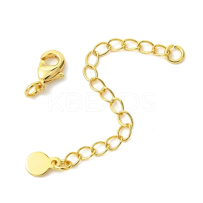 SHEGRACE Brass Curb Chain Extender XGR0148G-133G-1