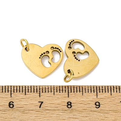 304 Stainless Steel Charms STAS-A117-02A-G-1