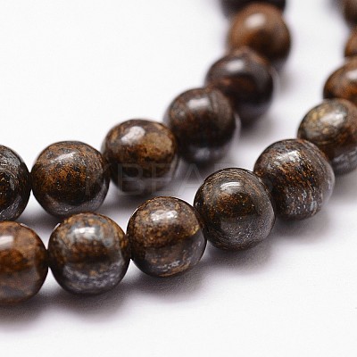 Natural Bronzite Bead Strands LS-G-D840-57-10mm-1