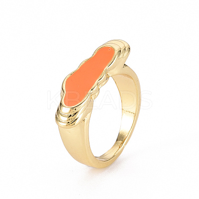 Alloy Enamel Wide Band Rings RJEW-N034-003B-RS-1