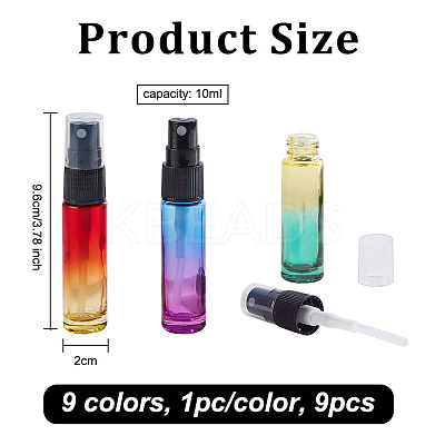 Glass Gradient Color Spray Bottle MRMJ-BC0001-27-1