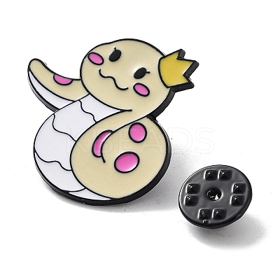 Snake Alloy Enamel Pin Brooches JEWB-C029-02C-EB-1