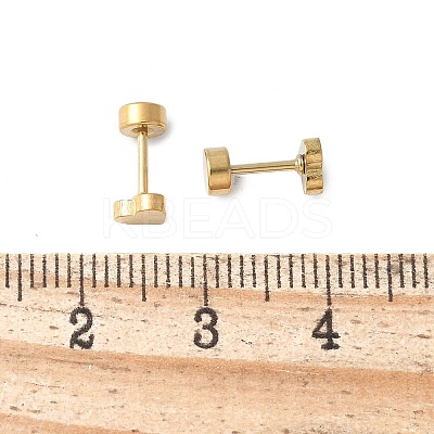 304 Stainless Steel Stud Earrings for Women LS-EJEW-E603-05A-G-1