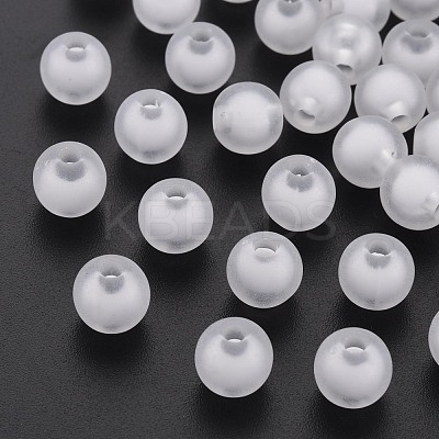 Frosted Acrylic Beads FACR-Q006-16mm-01-1