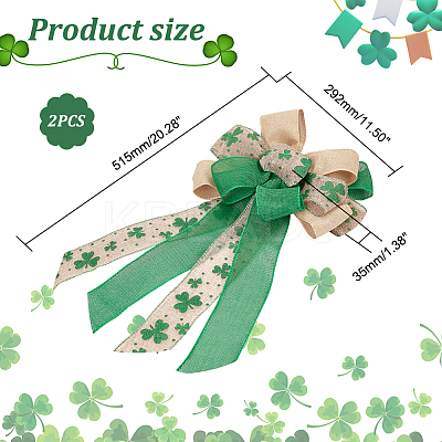 Big Polyester Packaging Ribbon Bows FIND-WH0126-09A-1