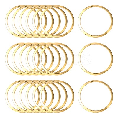 201 Stainless Steel Linking Rings X-STAS-F192-001G-03-1