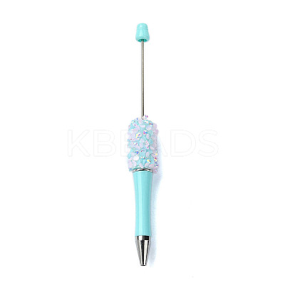 Plastic Beadable Pens DIY-Q036-02C-1