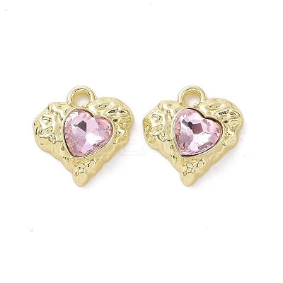 Rack Plating Alloy Glass Pendants FIND-I037-05LG-02-1