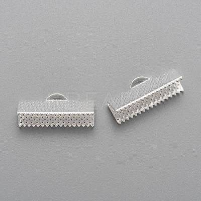 Iron Ribbon Crimp Ends IFIN-S008-S-1