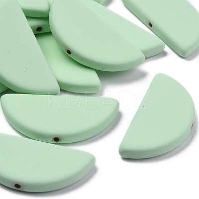 Rubberized Style Acrylic Beads Strands MACR-S839-11-1