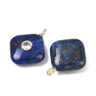 Dyed Natural Lapis Lazuli Pendants G-K372-05G-09-1