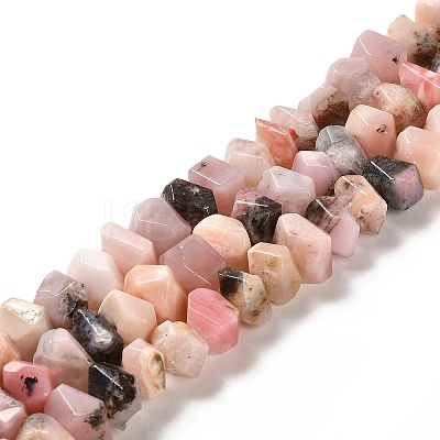 Natural Pink Opal Beads Strands G-N327-05-14-1