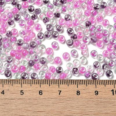 Transparent Glass Round Seed Beads SEED-B001-05A-02-1