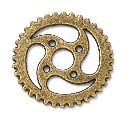 Tibetan Style Alloy Steampunk Pendants TIBEP-5459-AB-LF-1