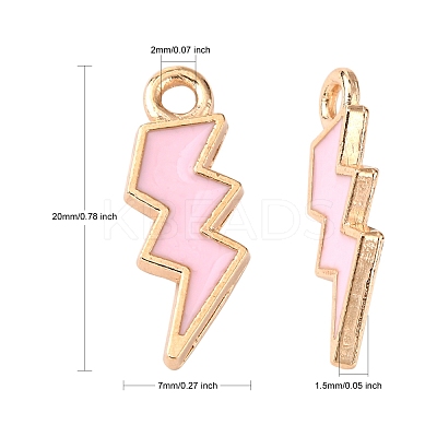 Alloy Enamel Pendants ENAM-N054-025C-1