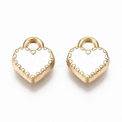 Alloy Enamel Charms ENAM-S126-015A-RS-1