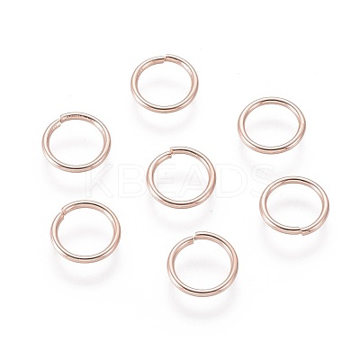 304 Stainless Steel Open Jump Rings STAS-O098-02RG-06-1