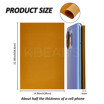 Rectangle Rubber Anti Skid Rubber Shoes Bottom DIY-WH0542-49H-1
