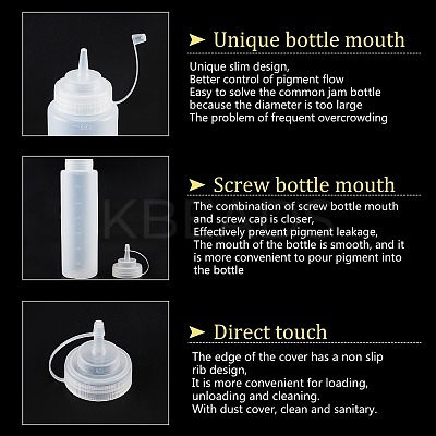 Plastic Squeeze Bottles & Chalkboard Sticker Labels Kits TOOL-PH0017-39-1