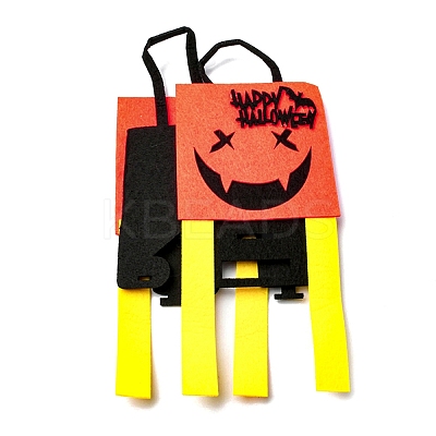 Devil Felt Halloween Candy Bags with Handles HAWE-K001-01G-1